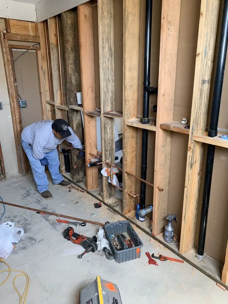 Commercial rough-in plumbing for Commercial Plumbing in Natomas Crossing